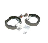 Bosch KS122 Kit Super Pro Kit de freno trasero de tambor 1 juego completo premontado