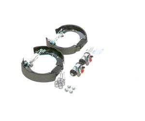 Bosch KS156 Kit Super Pro Kit de freno trasero de tambor 1 juego completo premontado