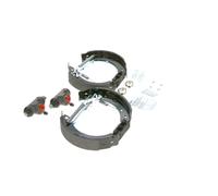 Bosch KS554 Kit Super Pro - Kit de freno trasero de tambor - 1 juego completo premontado, 2 cilindros de rueda, 4 zapatas de freno
