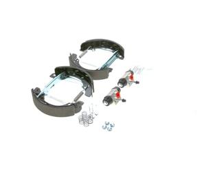 Bosch KS579 Kit Super Pro Kit de freno trasero de tambor 1 juego completo premontado