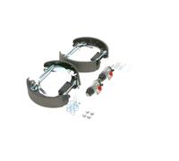 Bosch Kit de freno trasero de tambor KS582 Super Pro 1 juego completo premontado