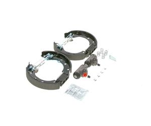 Bosch KS649 Kit Super Pro Kit de freno trasero de tambor 1 juego completo premontado