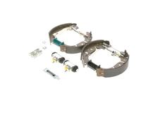 Bosch KS655 Kit Super Pro Kit de freno trasero de tambor 1 juego completo premontado