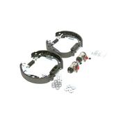 Bosch KS663 Kit Super Pro - Kit de freno trasero de tambor - 1 juego completo premontado, 2 cilindros de rueda, 4 zapatas de freno