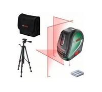 BOSCH Láser de línea cruzada UniversalNivel 3, con trípode 0603663905