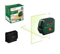 Bosch láser de líneas cruzadas AdvancedLevel 2G (proyección en cruz autonivelada, láser verde, batería de iones de litio de 3,6 V con carga USB-C en la herramienta, en caja)