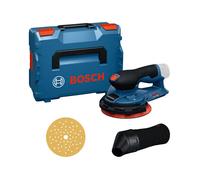 Bosch Lijadora Orbital Profesional 12V GEX 12V-150-3, 150 mm con Hoja de Lija, Anillo, Bolsa, Plato y Estuche - Batería No Incluida