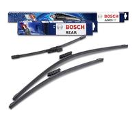Bosch Limpiaparabrisas trasero delantero + trasero Aerofit AF462 + A282H