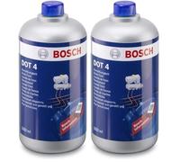 Bosch Líquido de Frenos DOT 4, 1 L - para Vehículos Fabricados antes de 2010 - Adecuado para Frenos ABS de Primera Generación (Paquete de 2)