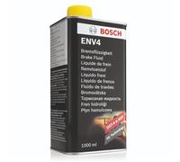 Bosch Líquido de Frenos ENV4, 1 L - Compatible con DOT3, 4 y 4 HP/LV | Para Todos los Vehículos Modernos Equipados con Frenos ABS y ESP - Calidad OE
