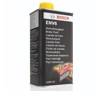 Bosch Líquido de Frenos ENV6, 1 L - Compatible con DOT 3, 4, 4 HP/LV y 5.1 | Para Vehículos con o sin Frenos ABS/ESP - Calidad OE