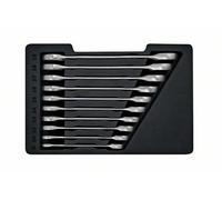 Bosch Llave de boca de una cara Juego de llaves 10 piezas 1600A02AU0