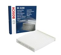 Bosch M2190 Filtro de Habitáculo Estándar para Coche Filtro de Repuesto | Filtro de Repuesto - Eficaz Contra Polen y Polvo, para un Aire más Limpio en el Vehículo