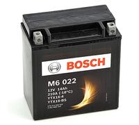 Bosch M6022 Batería motocicleta YTX16-4 / YTX16-BS - 12 V AGM 14A/h-220A
