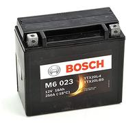 Bosch M6023 Batería motocicleta YTX20L-BS - 12 V AGM 18A/h-260A