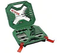 Bosch Maletín X-Line con 60 unidades para taladrar y atornillar (para madera, piedra y metal, accesorios para taladro atornillador)