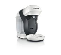 Bosch - Máquina multibebida TASSIMO STYLE, hasta 70 bebidas, OneTouch, servicio individual, tamaño compacto, INTELLIBREW, blanco, TAS1104