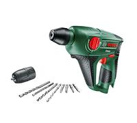 Bosch Profesional Martillo perforador inalámbrico DIY Uneo, sin batería, cartón (2,5 Ah, 10 mm de diámetro, hormigón), 12 V