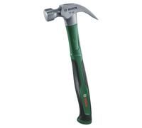 Bosch Martillo sacaclavos 450 g/16 oz (superficie de impacto extragrande, robusto acero al carbono, garra en V, mango cómodo, suave con núcleo de fibra de vidrio, bajas vibraciones)