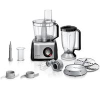 Bosch MC812M814 robot de cocina 1250 W 3,9 L Negro, Acero inoxidable, Transparente