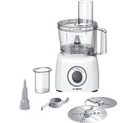 Bosch MCM3110W - Robot de cocina (2,3 L, Blanco, Giratorio, De plástico, Acero inoxidable, 800 W)