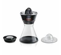 Bosch MCP72GPB prensasde cítricos Plástico, Acero inoxidable Negro, Transparente