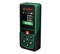 Bosch Medidor láser PLM60-23C (rango de medición hasta 60 m, conectividad Bluetooth, cálculos de área y volumen, pantalla en color de alta calidad, compatible con la aplicación Bosch MeasureOn)