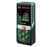 Bosch medidor láser PLR 30 C (Mide con precisión distancias de hasta 30 m, Bluetooth, Diferentes Funciones de medición)