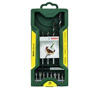 Bosch Set multiuso Mini X-line 14 unidades para taladrar y atornillar multimaterial