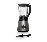 Bosch VitaPower Serie 4 MMB6172SN - Batidora de vaso (10 años de garantía del motor, cuchillas de acero inoxidable, recipiente de cristal de 1,5 l, partes aptas para lavavajillas, 30.000 rpm, 1200 W),