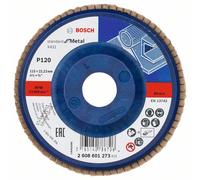 BOSCH Muela abrasiva de láminas X431, Estándar para metal 115 mm, 22,23 mm, 120 2608601273