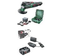 Bosch Multiherramienta AdvancedMulti 18 (sin batería, sistema de 18 V) - Amazon Edición + Bosch Kit de démarrage de batterie 18 V (1 batterie 2,5 Ah, chargeur, système 18 V)