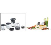 Bosch MUZ45XTM1 TastyMoments Set 5 en 1 Multi-Quebrador Negro 1000 W