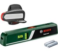 Bosch nivel de burbuja láser EasyLevel con soporte mural (nivel láser para la alineación flexible en paredes y punto láser para la transferencia sencilla de alturas, en caja para e-commerce)