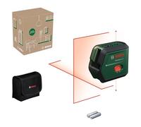 Bosch nivel láser de líneas cruzadas UniversalLevel 2 (láser de líneas cruzadas, incl. puntos de plomada para una alineación precisa y una transferencia sencilla, en caja de cartón)