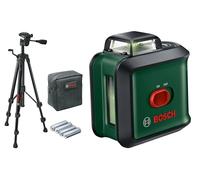 Bosch nivel láser de líneas cruzadas UniversalLevel 360 con trípode prémium (líneas de láser en vertical y horizontal, incl. 360° para la alineación por toda la estancia)