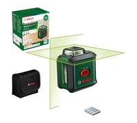 Bosch Nivel Láser de Líneas Cruzadas UniversalLevel 360 (líneas de láser en vertical + horizontal, incl. 360° para la alineación por toda la estancia, en caja de cartón)