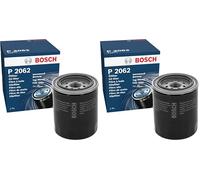 Bosch P2062 - Filtro de aceite para vehículos (Paquete de 2)