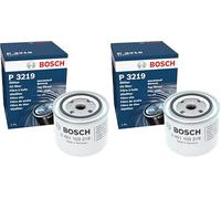 Bosch P3219 - Filtro de aceite para vehículos (Paquete de 2)