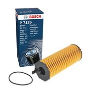 Bosch P7126 Filtro de Aceite para Coche - Separa Hollín y Partículas Metálicas del Aceite del Motor, con una Fiable Lubricación del Motor