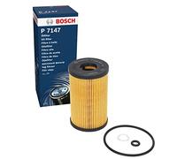 Bosch P7147 Filtro de Aceite para Coche - Separa Hollín y Partículas Metálicas del Aceite del Motor, con una Fiable Lubricación del Motor