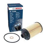 Bosch P7154 Filtro de Aceite para Coche - Separa Hollín y Partículas Metálicas del Aceite del Motor, con una Fiable Lubricación del Motor