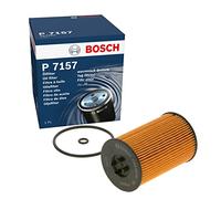 Bosch P7157 Filtro de Aceite para Coche - Separa Hollín y Partículas Metálicas del Aceite del Motor, con una Fiable Lubricación del Motor
