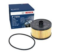Bosch P7231 Filtro de Aceite para Coche - Separa Hollín y Partículas Metálicas del Aceite del Motor, con una Fiable Lubricación del Motor