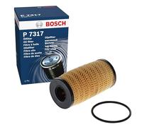 Bosch P7317 Filtro de Aceite para Coche - Separa Hollín y Partículas Metálicas del Aceite del Motor, con una Fiable Lubricación del Motor