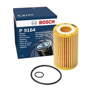 Bosch P9184 Filtro de Aceite para Coche - Separa Hollín y Partículas Metálicas del Aceite del Motor, con una Fiable Lubricación del Motor