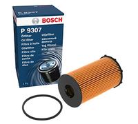 Bosch P9307 Filtro de Aceite para Coche - Separa Hollín y Partículas Metálicas del Aceite del Motor, con una Fiable Lubricación del Motor