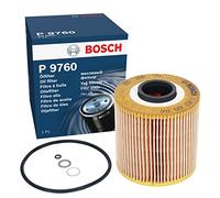 Bosch P9760 Filtro de Aceite para Coche - Separa Hollín y Partículas Metálicas del Aceite del Motor, con una Fiable Lubricación del Motor