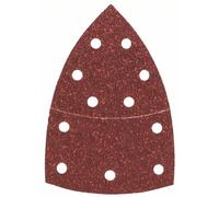 Bosch 2 609 256 A61 - Juego de hojas de lija de 10 piezas para lijadora múltiple