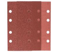 BOSCH Papel de lija 93x185,3xG60/4xG120/3xG180,8 agujeros (10 uds) 2609256A86